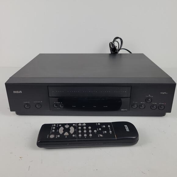 RCA VR519 VCR Plus 4 Head and Remote (Tested) - Picture 1 of 10